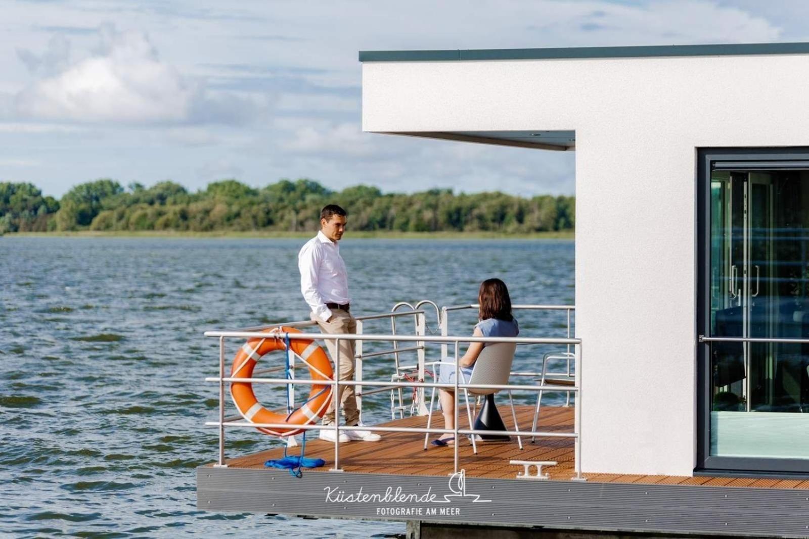 Hausboot Kranichnest Ribnitz-Damgarten Exterior foto